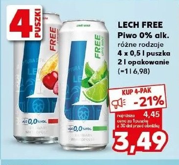 Piwo Lech free cherry plum promocja