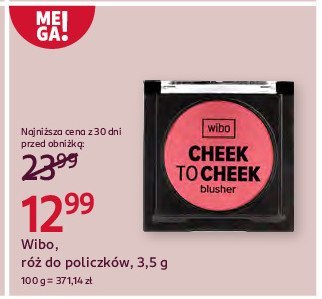 R贸偶 do policzk贸w nr 2 WIBO CREAMY BLUSHER promocja