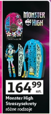Monster High Straszsekretki różne rodzaje promocja w Auchan