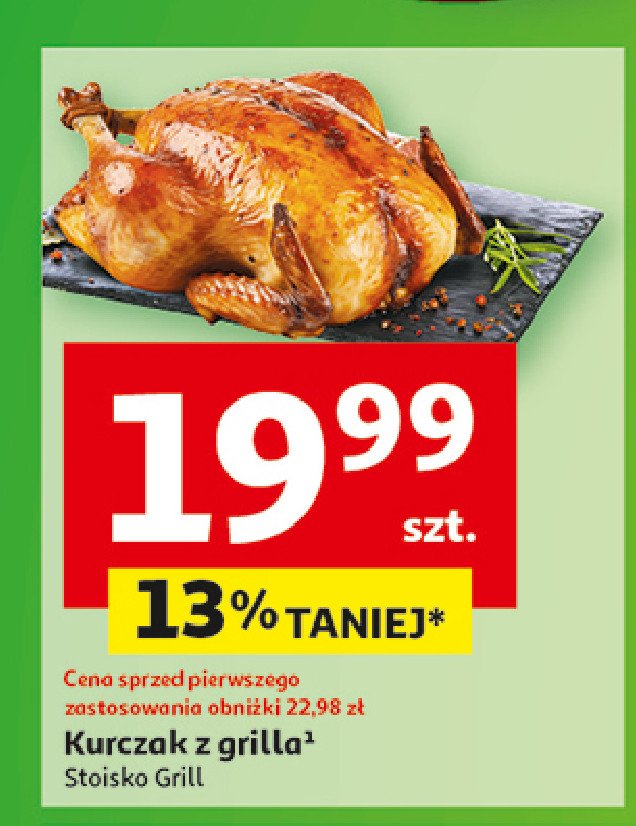 Kurczak z grilla Auchan bufet promocja