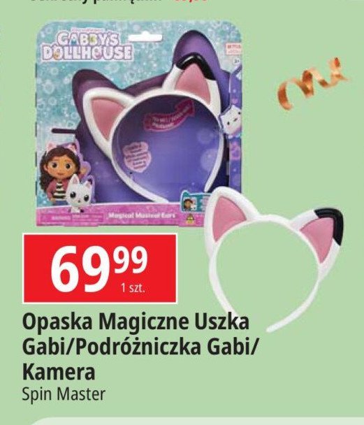 Opaska gabi magiczne uszka Spin master promocja