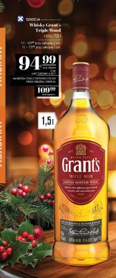 Whisky Grant's Triple Wood 1.5l promocja w POLOmarket