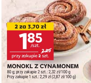 Monokl z cynamonem promocja