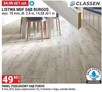 Panel podłogowy dąb porvo Classen promocja w Merkury Market