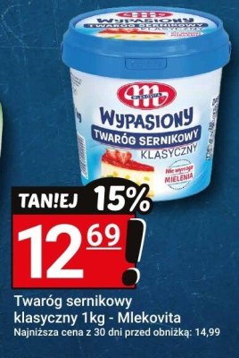 Twaróg sernikowy klasyczny 1kg - Mlековita promocja w Hitpol