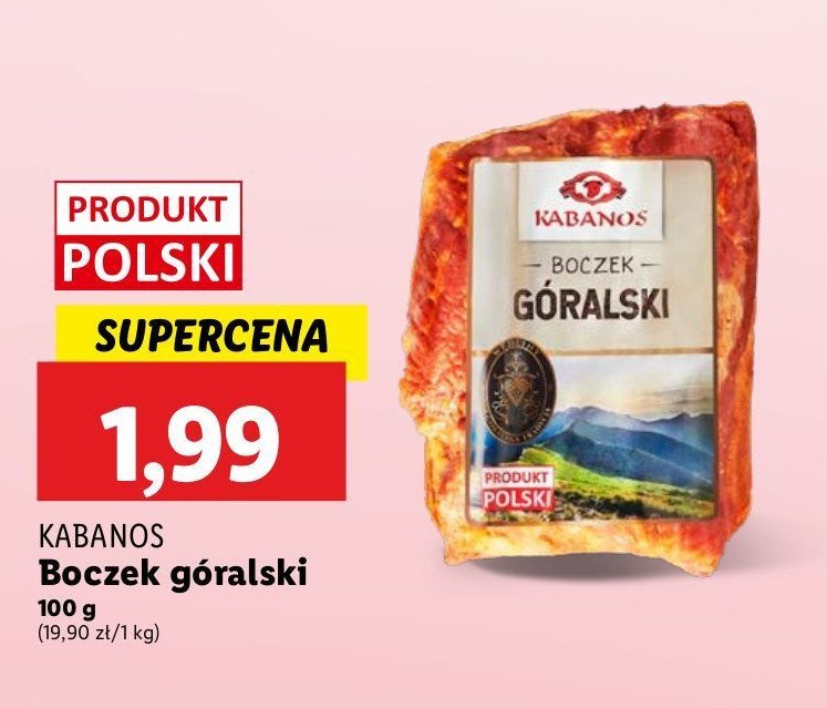 Boczek góralski Kabanos promocja