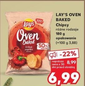 Chipsy grillowana papryka Lay's oven baked (prosto z pieca) Frito lay lay's promocja