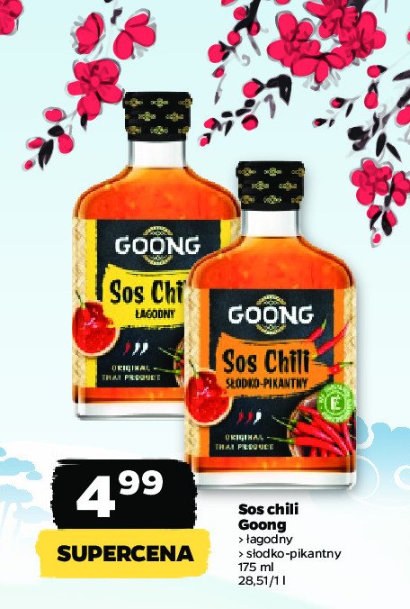 Sos chili łagodny Goong promocja