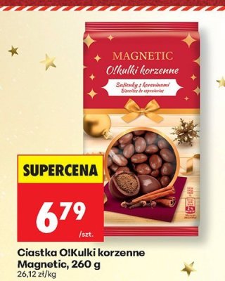 Ciastka O!kulki korzenne Magnetic promocja w Biedronka