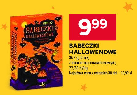 Babeczki halloweenowe Emix promocja