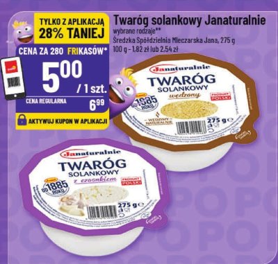 Twaróg solankowy Janaturalnie promocja w POLOmarket