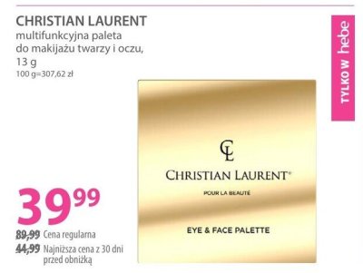 Paleta do makijażu twarzy i oczu CHRISTIAN LAURENT promocja w Hebe