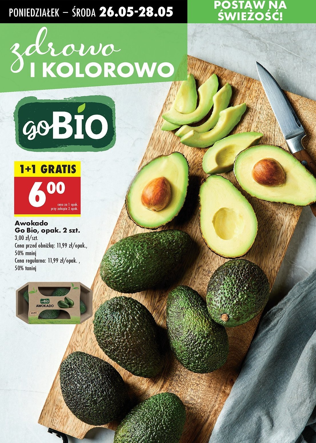 Awokado bio Gobio promocja