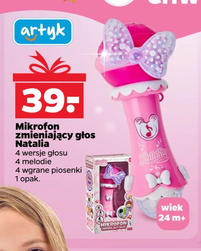 Mikrofon zmieniający głos Natalia promocja w Netto