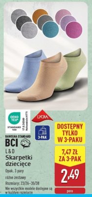 Skarpetki dziecięce 23/26 Lily & dan promocja