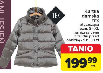 Kurtka damska s-xl Tex promocja