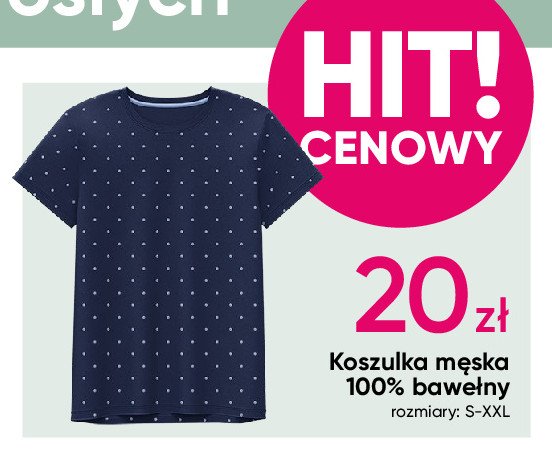 Koszulka męska rozm. s-xxl promocja w Pepco