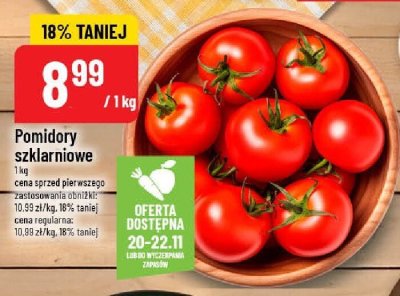 Pomidory szklarniowe promocja w POLOmarket