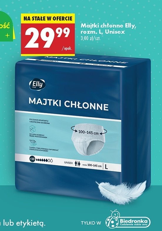 Majtki chłonne rozm. l Elly promocja