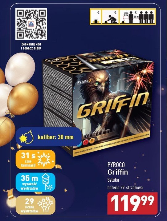 Bateria griffin Pyroco promocja w Aldi