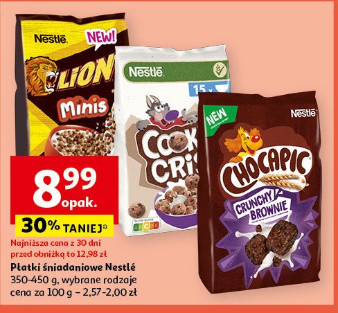 Płatki crunchy brownie Chocapic promocja