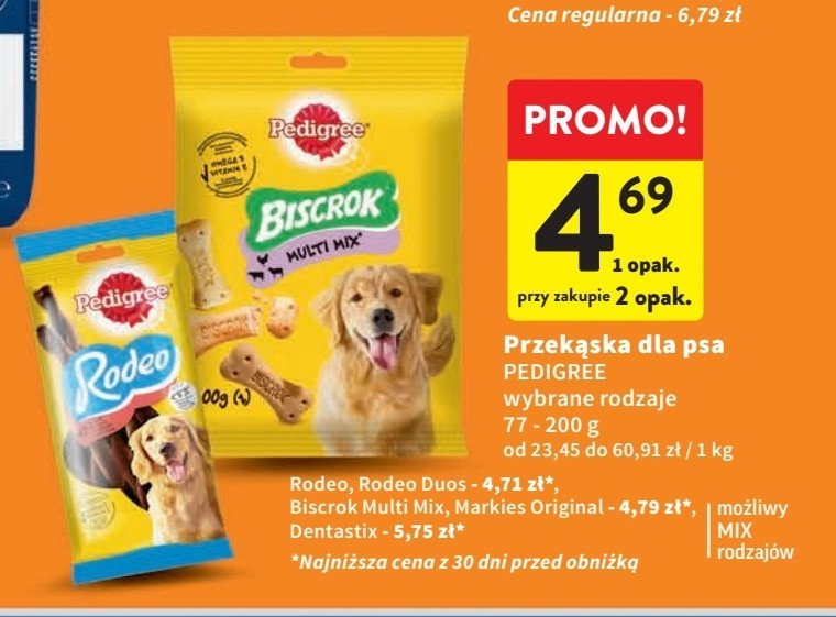 Przysmak dla psa z wołowiną Pedigree rodeo duos promocja