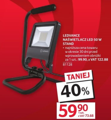 Naświetlacz LED LEDVANCE 50 W STAND promocja w Selgros
