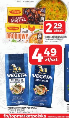 Przyprawa Vegeta podravka wybrane rodzaje promocja w Top Market