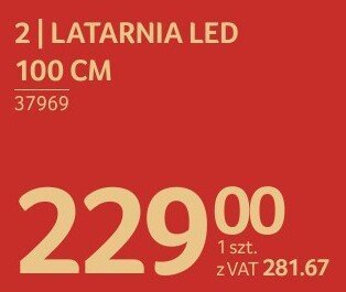 Latarnia LED 100 cm promocja w Selgros