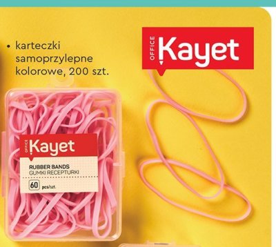 Gumki recepturki, 60 szt. promocja w Biedronka