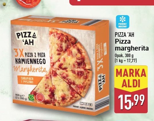 Pizza margharita PIZZ'AH promocja