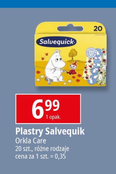Plastry muminki Salvequick promocja