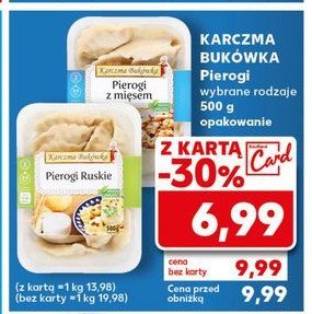 Pierogi z mięsem Karczma bukówka promocja