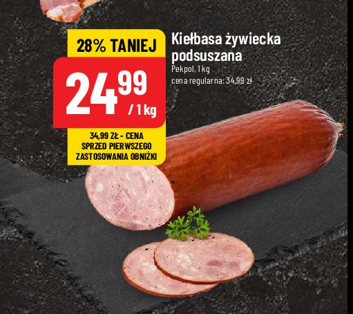 Kie艂basa 偶ywiecka podsuszana Pekpol promocja