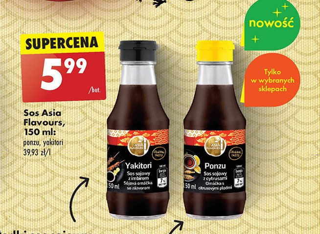 Sos yakitori Asia flavours promocja