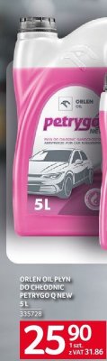 Płyn do chłodnic ORLEN OIL PETRYGO NEW 5L promocja w Selgros