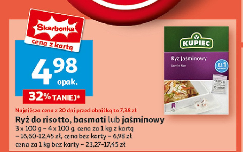 Ryż basmati Kupiec promocja