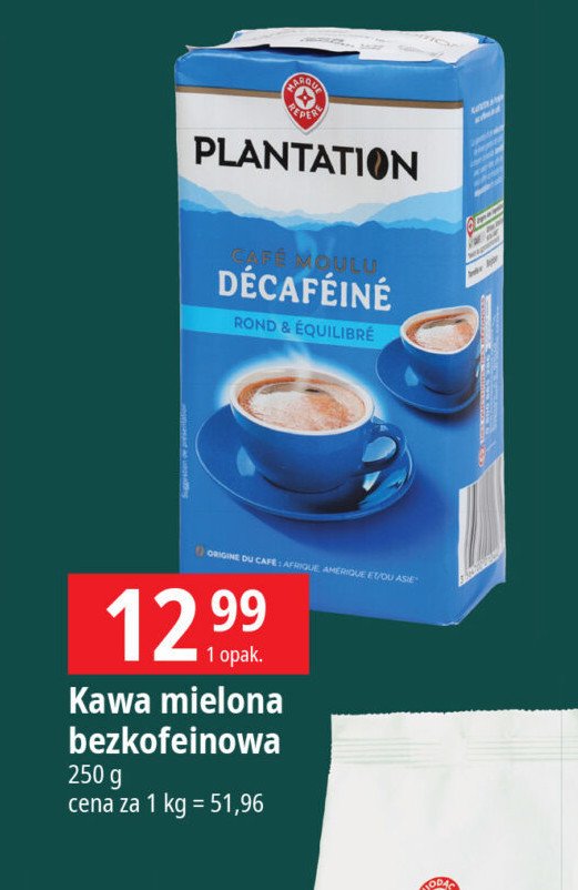 Kawa Wiodąca marka plantation promocja w Leclerc