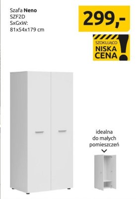 Szafa Neno SZF2D promocja w Black Red White