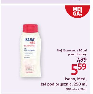 Żel pod prysznic Isana med promocja