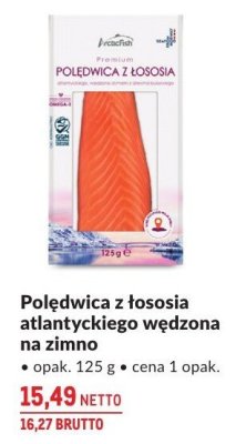 Polędwica z łososia atlantyckiego wędzona na zimno promocja w Makro