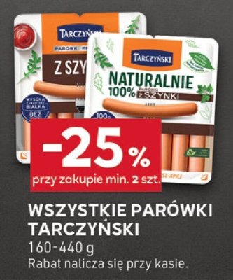 Wszystkie parówki Tarczyński promocja w Stokrotka