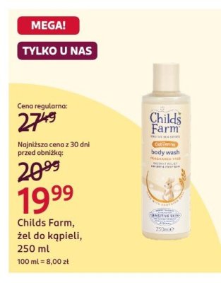Żel do kąpieli Childs Farm, 250 ml promocja w Rossmann
