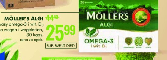 Kapsułki algi omega-3 promocja