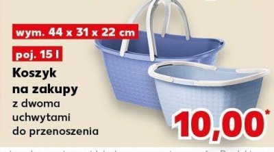 Koszyk na zakupy  promocja w Kaufland
