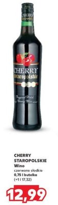Wino Staropolskie cherry promocja