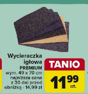 Wycieraczka ig艂owa 49 x 70 cm promocja