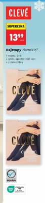 Rajstopy damskie CLEVE Classic 100 den promocja w Biedronka