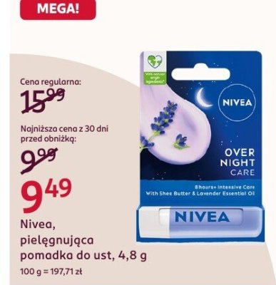 Pomadka pielęgnująca do ust promocja w Rossmann