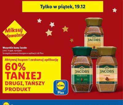 Kawa wszystkie rodzaje drugi produkt -60% promocja w Lidl
